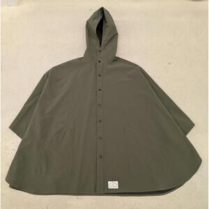 Muttonhead Army Green Rain Poncho Made in Canada